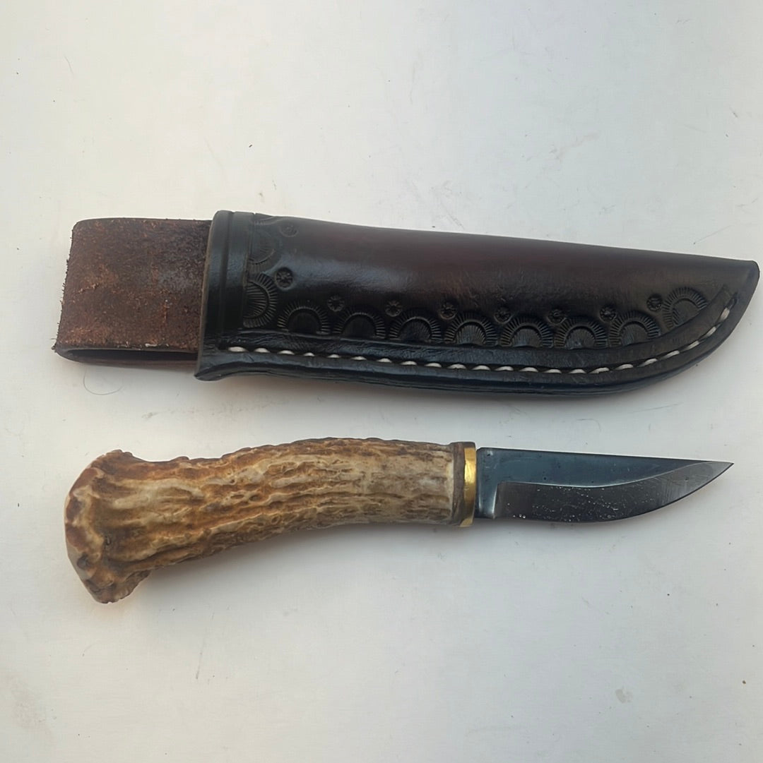 Pecks Woods Leather - Whitetail Antler Handle #4