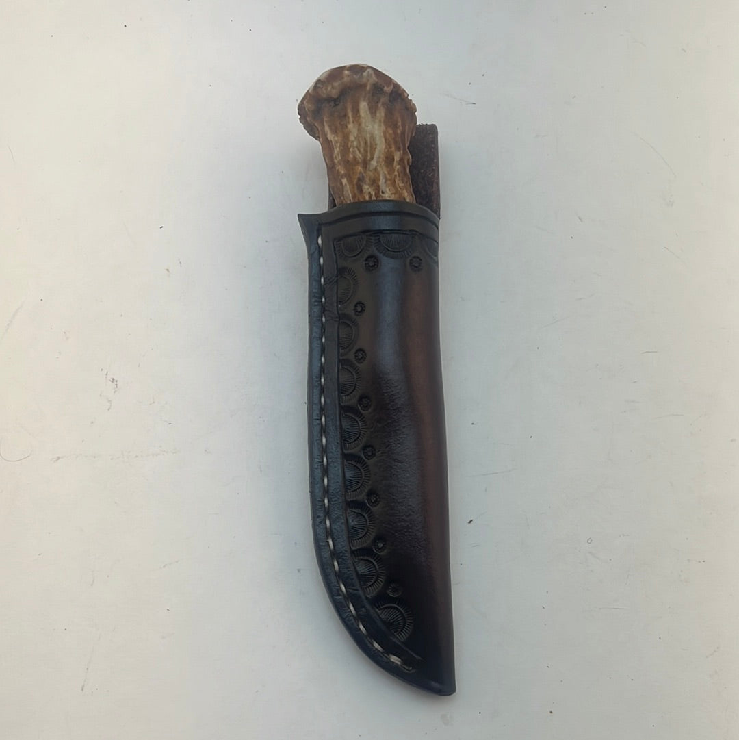 Pecks Woods Leather - Whitetail Antler Handle #4