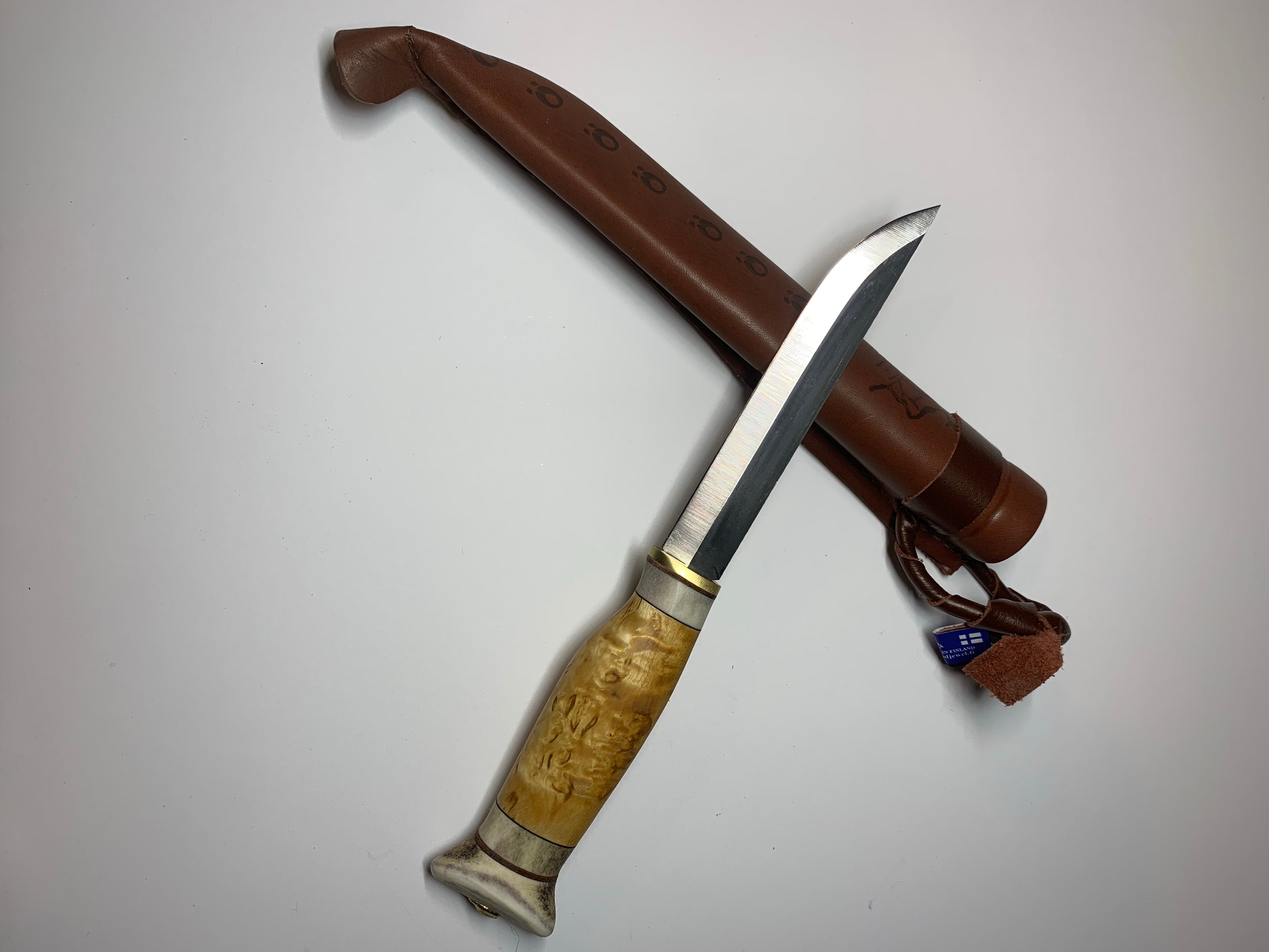 Wood Jewel Carving Knife Bushcraft Outdoor Hunting Puukko