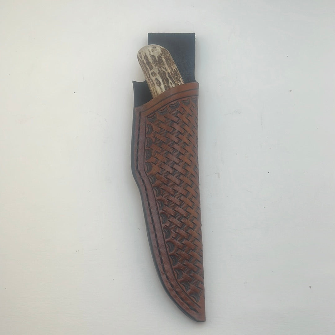 Pecks Woods Leather - Whitetail Antler Handle #19