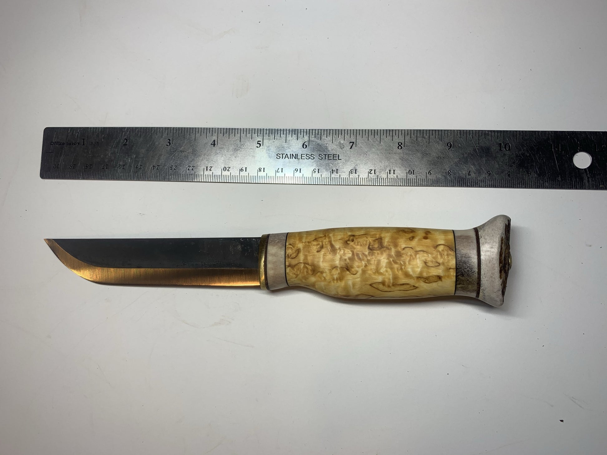 Wood Jewel Leuku Knife Bushcraft Outdoor Hunting Puukko Knife