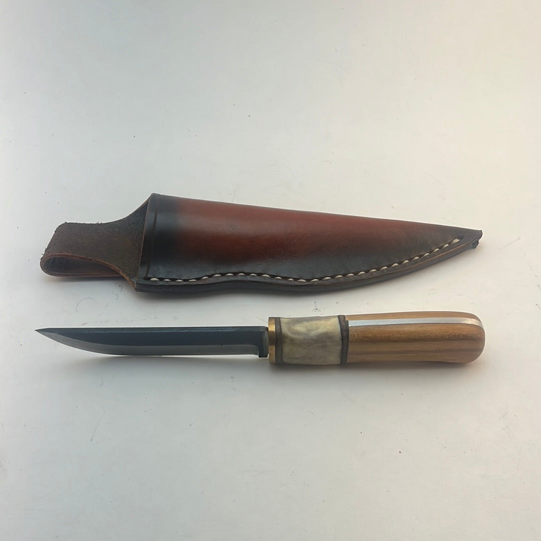 Pecks Woods Leather - Oak/White Tail Handle #1