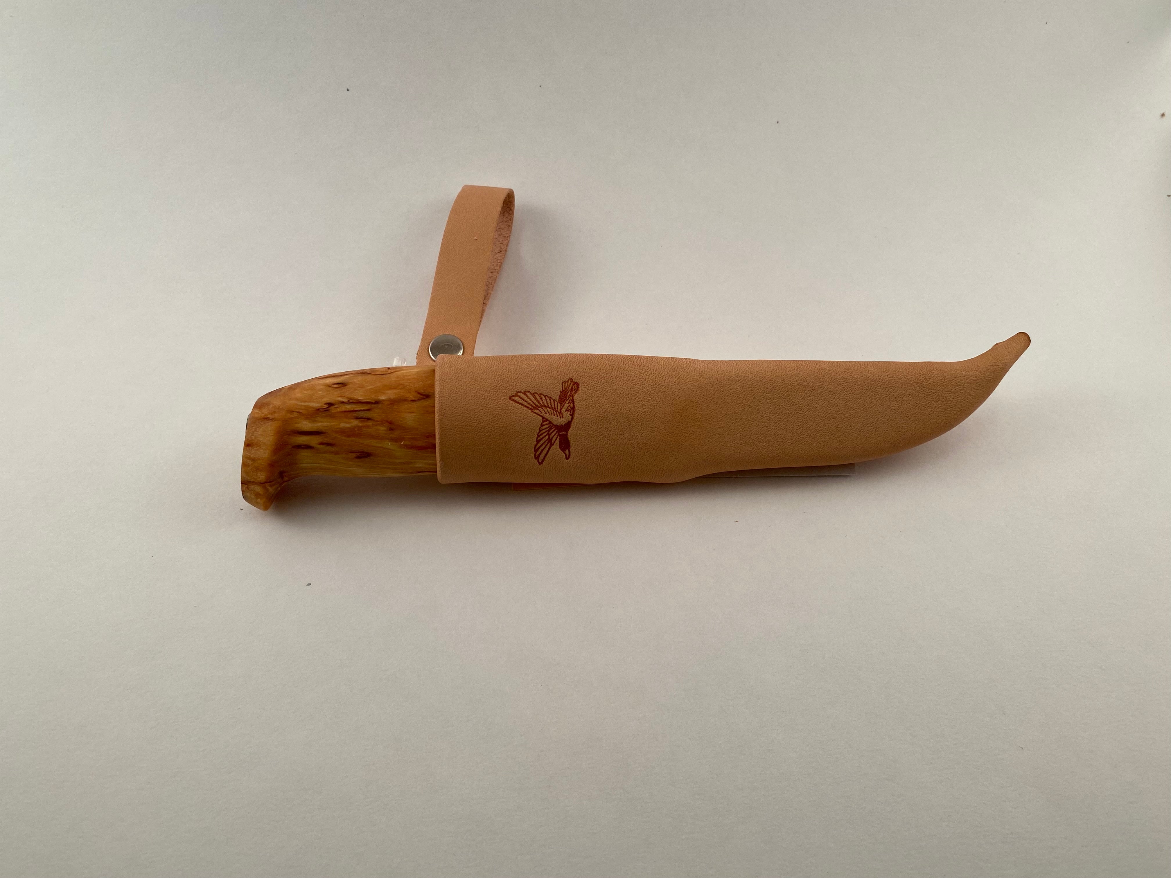 Järvenpää Outdoor Bushcraft Duck Hunting Utility Puukko knife In Sheath