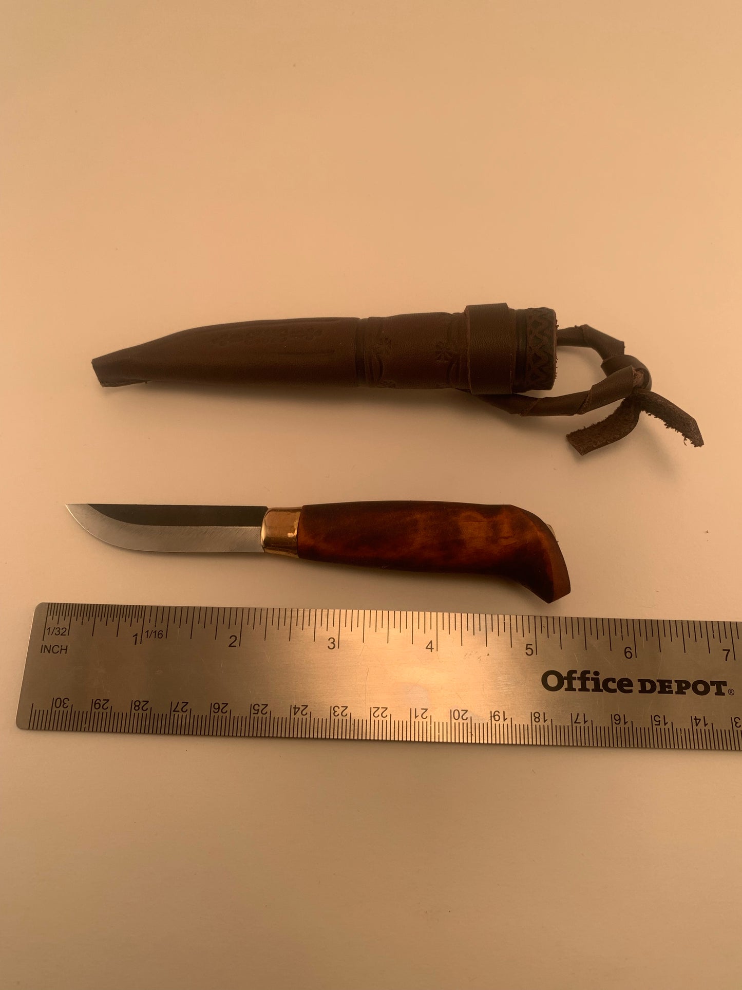 Kauhavan Small Outdoor Hunting Knife Bushcraft Puukko Knife