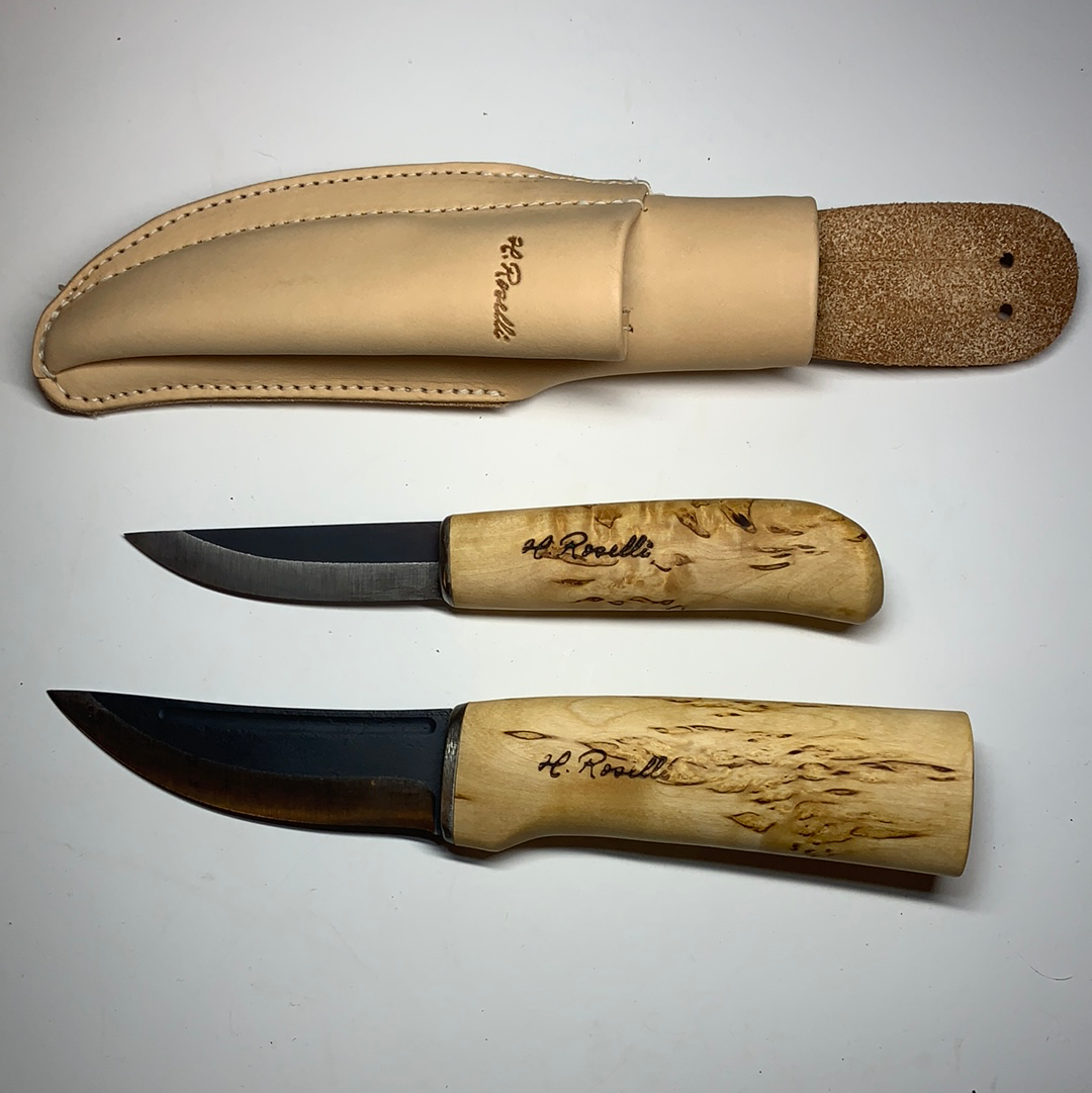 Roselli Combo Hunter set Outdoor Bushcraft Knife Puukko