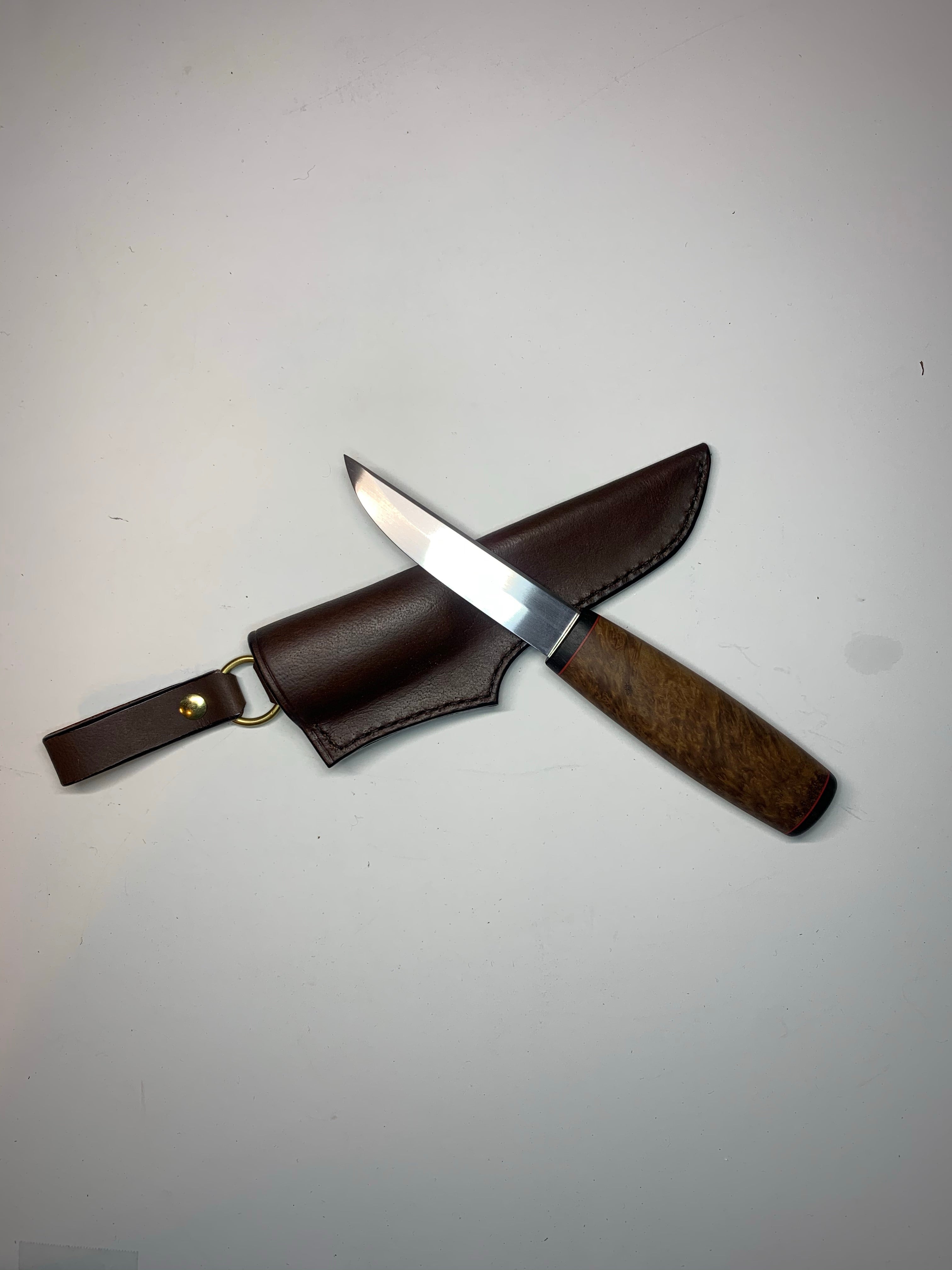 North Wolf Custom Outdoor Bushcraft Knife Puukko