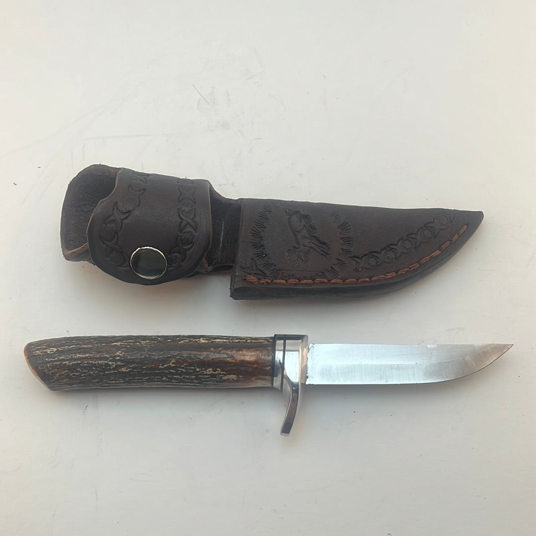 Skala Custom Knives - Red Stag Handle #20