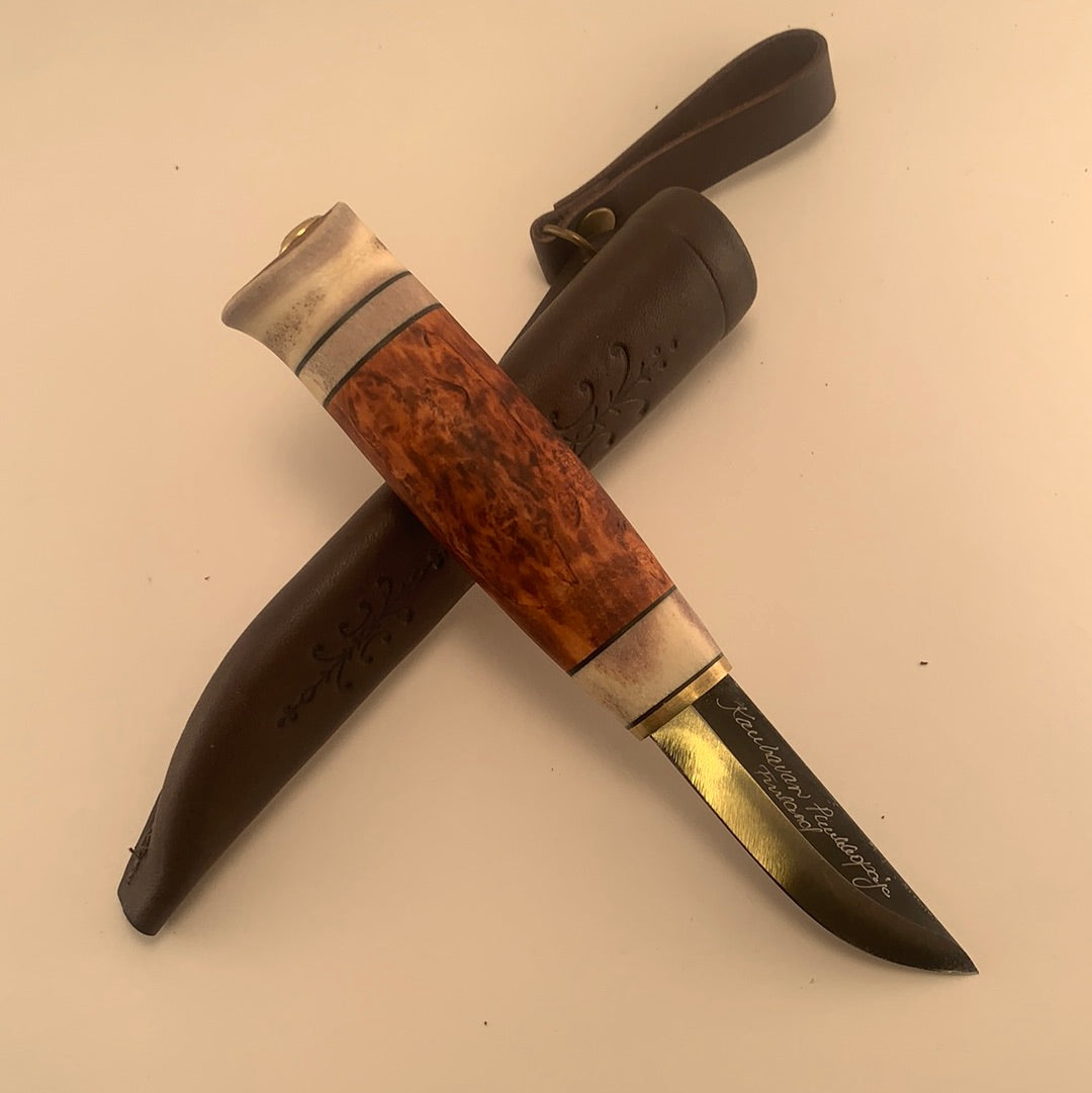 Kauhavan General Activity Wood Carving Outdoor Hunting Knife Bushcraft Puukko Knife