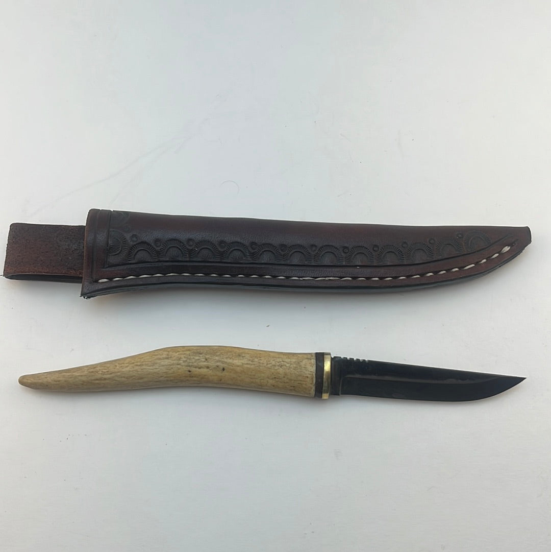 Pecks Woods Leather - Whitetail Antler Handle #14