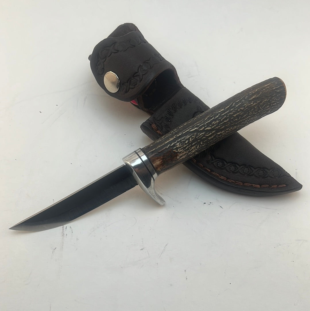 Skala Custom Knives - Red Stag Handle #20