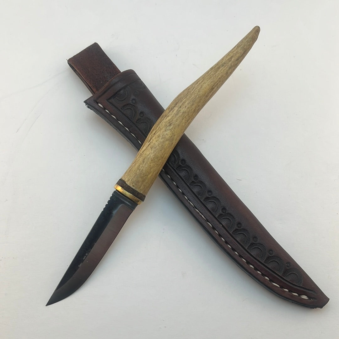 Pecks Woods Leather - Whitetail Antler Handle #14