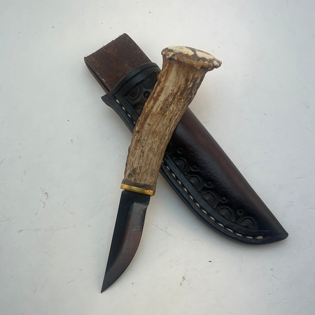 Pecks Woods Leather - Whitetail Antler Handle #4