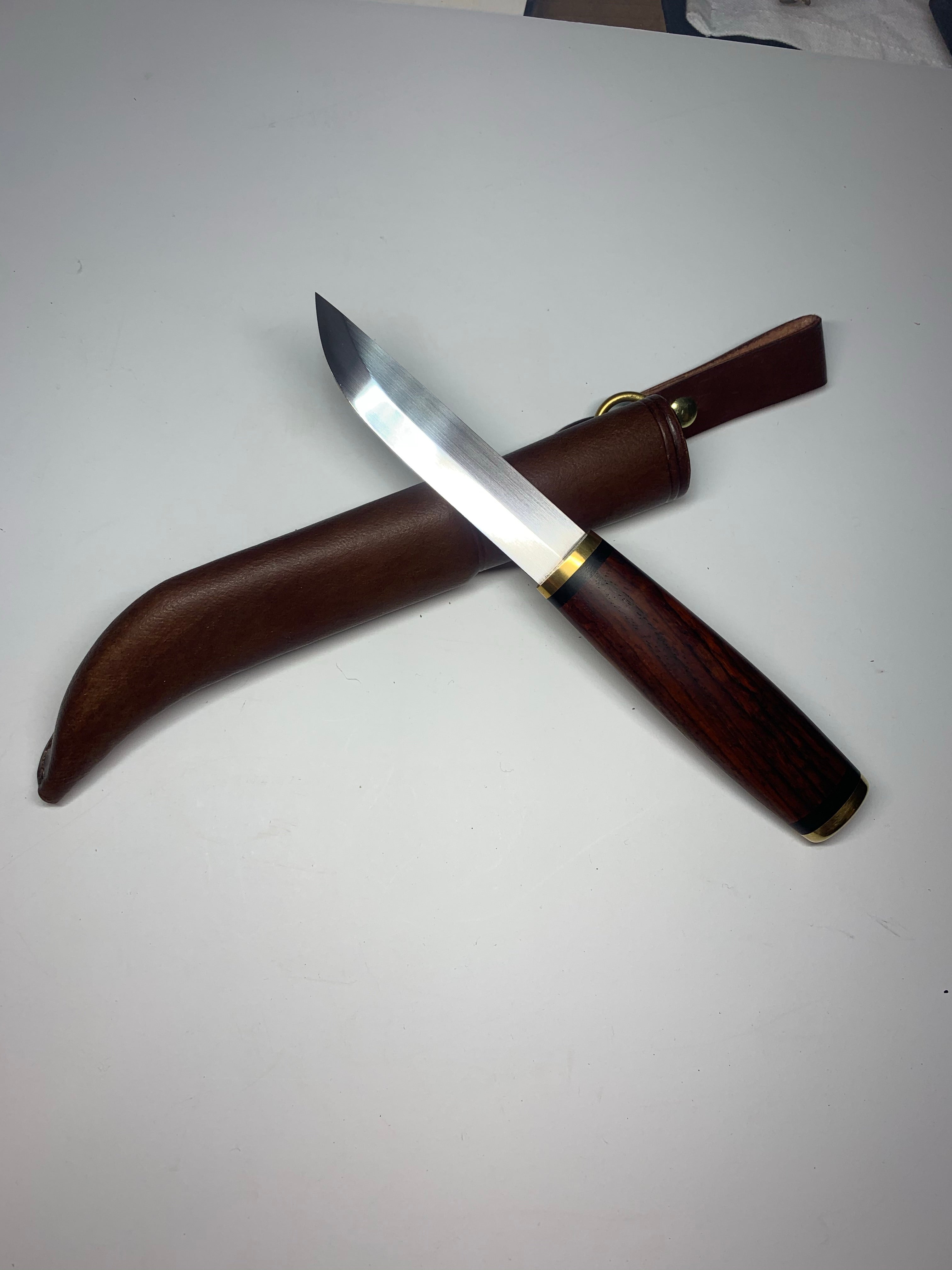 North Wolf Custom Outdoor Bushcraft Knife Puukko