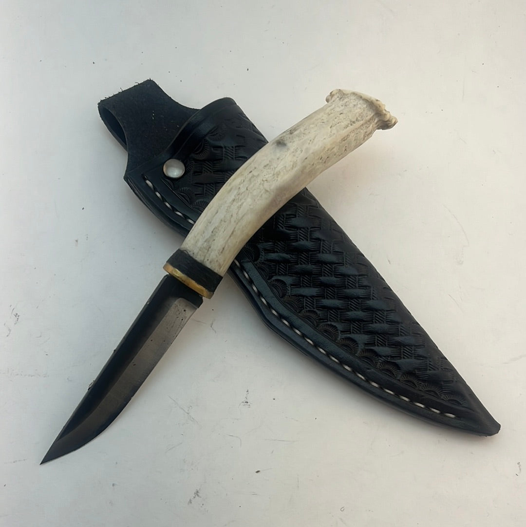 Pecks Woods Leather - Whitetail Antler Handle #5