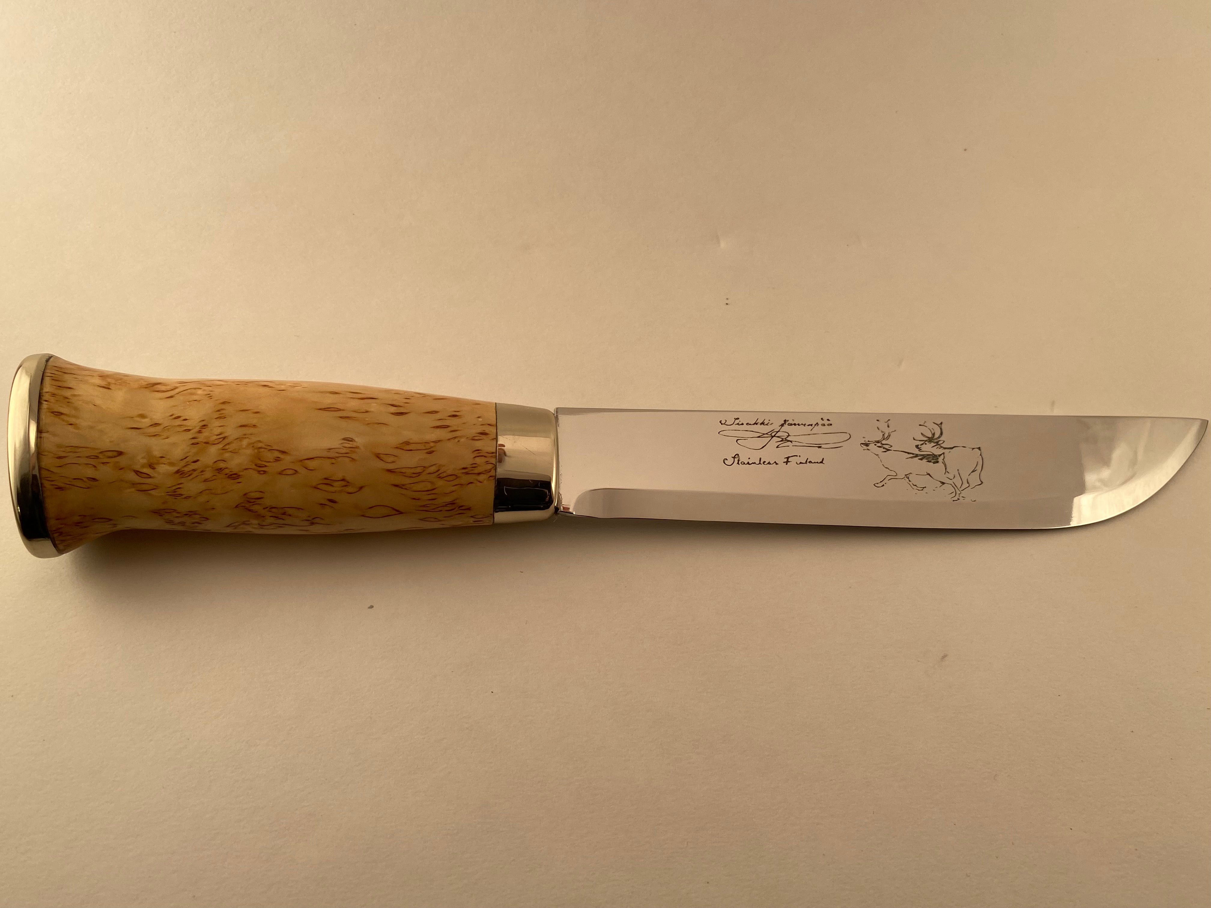 Järvenpää Outdoor Bushcraft Large Leuko Puukko Camp Knife