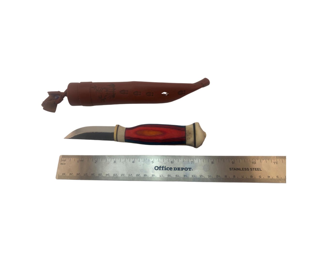 Wood Jewel Utility Knife Bushcraft Outdoor Puukko Knife