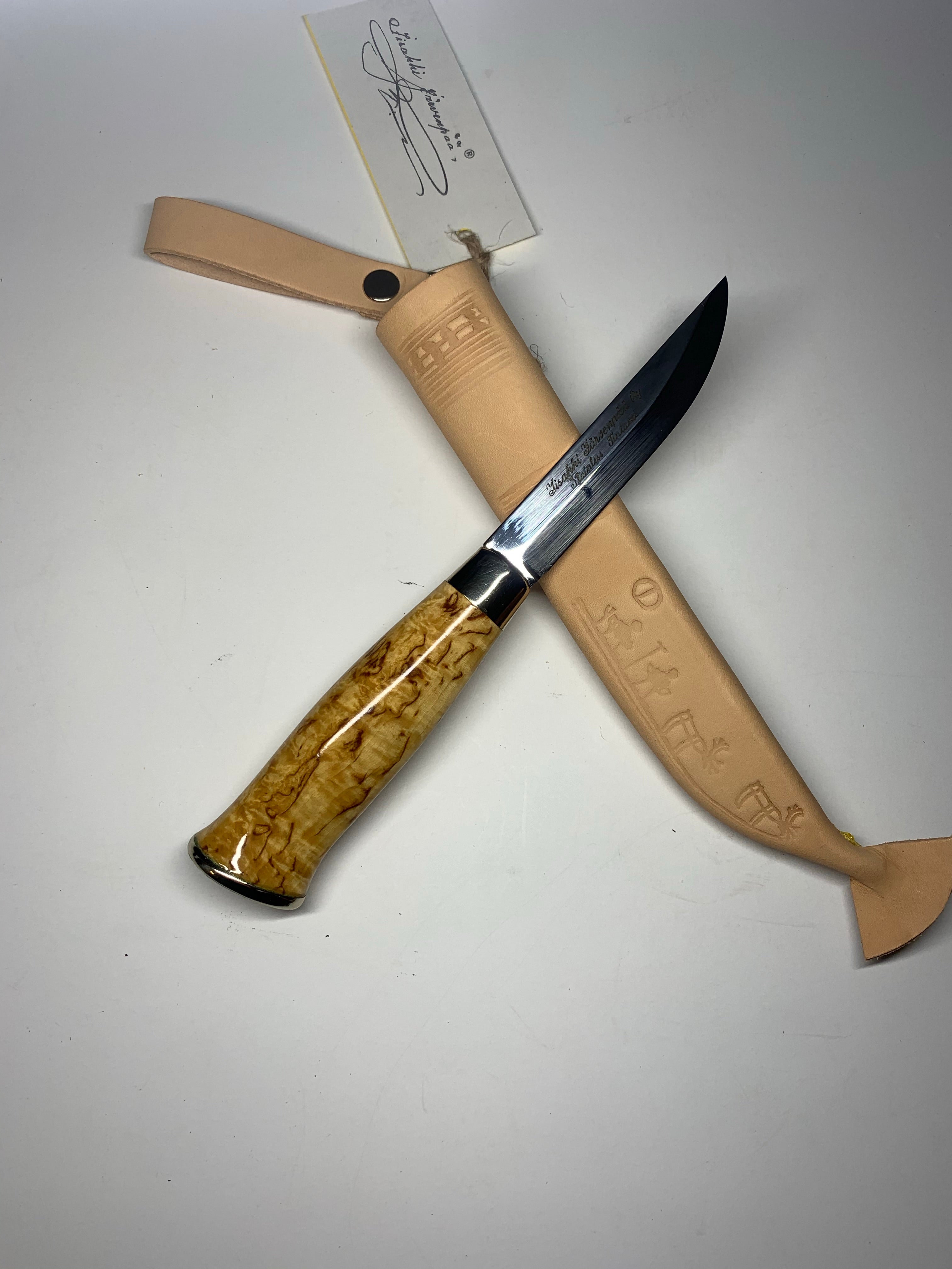 Järvenpää Outdoor Bushcraft Hunting Work Knife Puukko