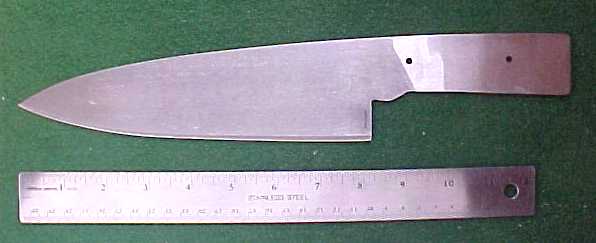 Roselli UHC Cooks Knife Blade Bushcraft Puukko Blade