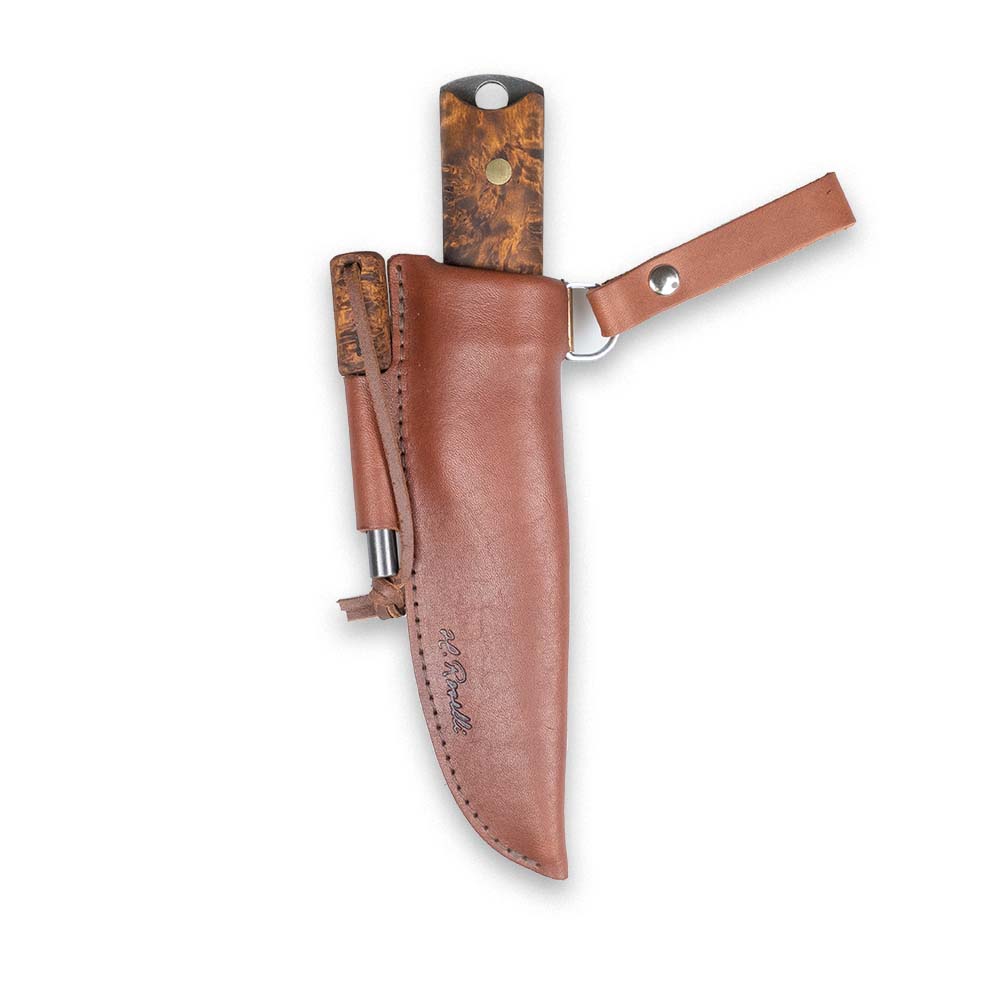 Roselli Hunting Outdoor Bushcraft Knife Puukko With Fire Steel