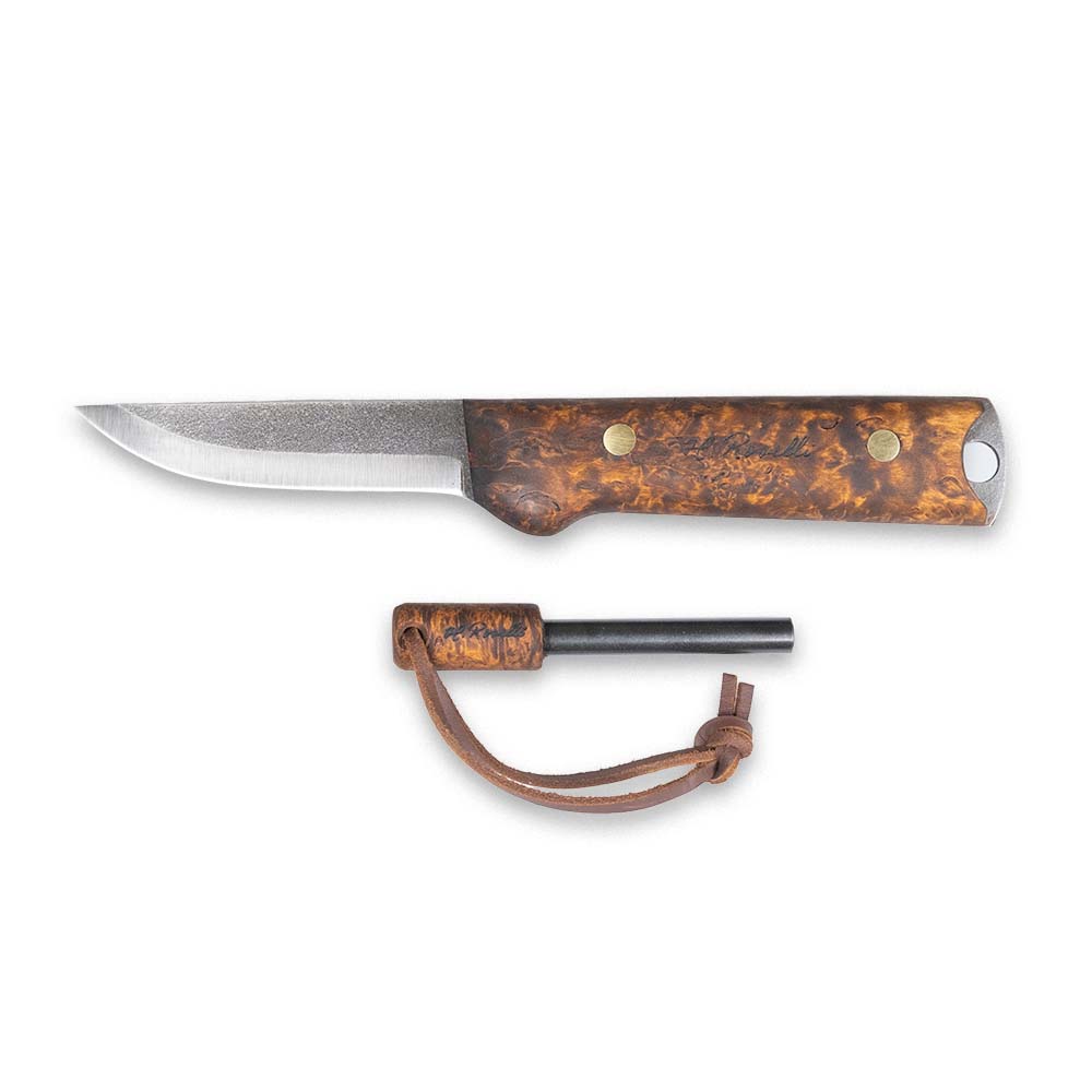 Roselli Hunting Outdoor Bushcraft Knife Puukko With Fire Steel