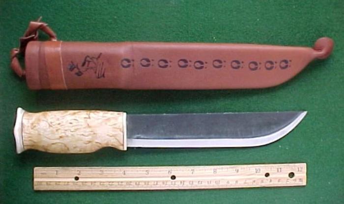 Wood Jewel Leuku Bushcraft Outdoor Puukko Knife