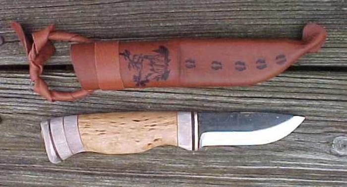 Wood Jewel Puukko Bushcraft Outdoor Knife