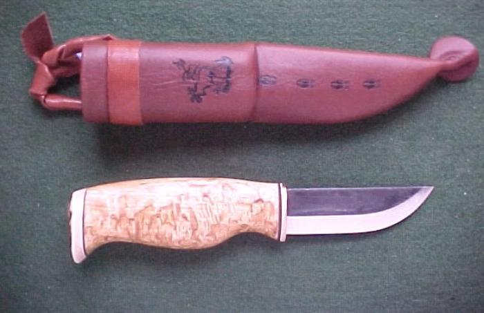 Wood Jewel Little Leuku Bushcraft Outdoor Knife Puukko