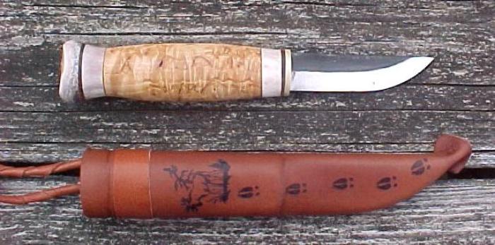 Wood Jewel Carving Knife Bushcraft Outdoor Hunting Puukko Knife