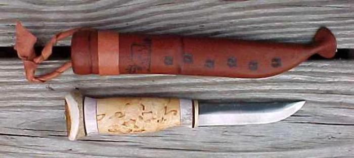 Wood Jewel Carving Knife Bushcraft Outdoor Hunting Puukko